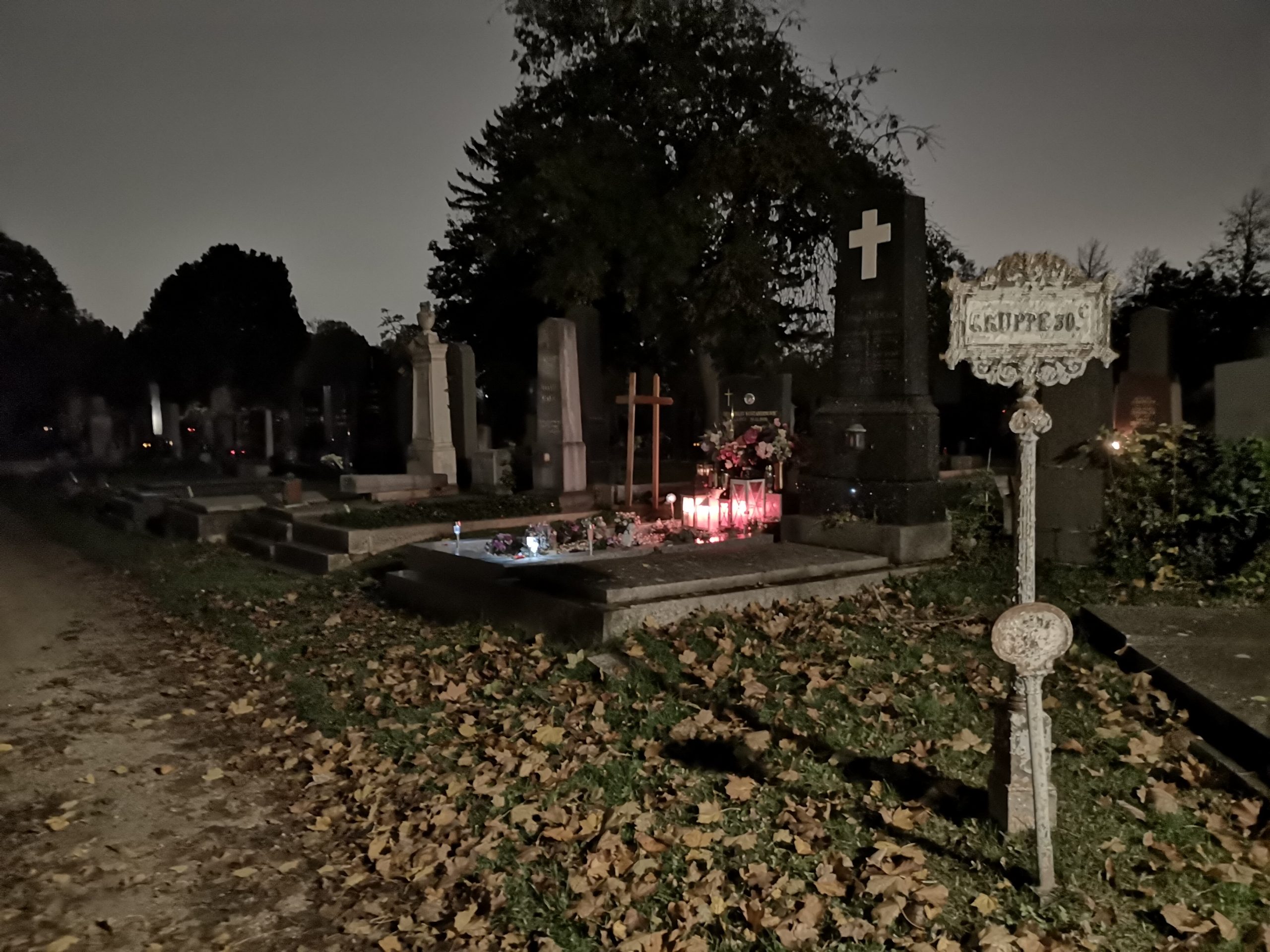 Zentralfriedhof bei Nacht © Gabi Tours
