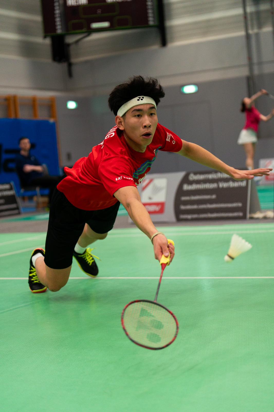 Pascal Cheng gilt als eines der größten Talente im heimischen Badmintonsport.